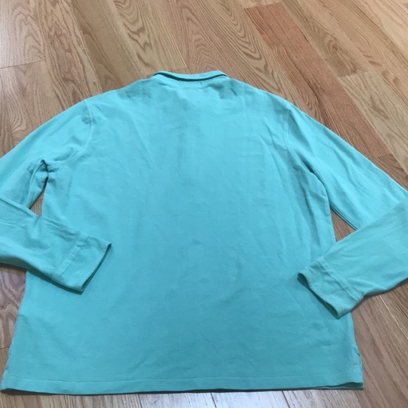 NWOT! Polo Ralph Lauren mens large light green long sleeve tee. - Picture 7 of 9